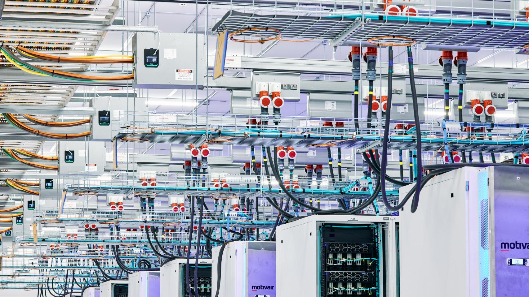 Parte del complejo de Terawulf en Buffalo (Nueva York) con sistemas de refrigeración de Schneider Electric.