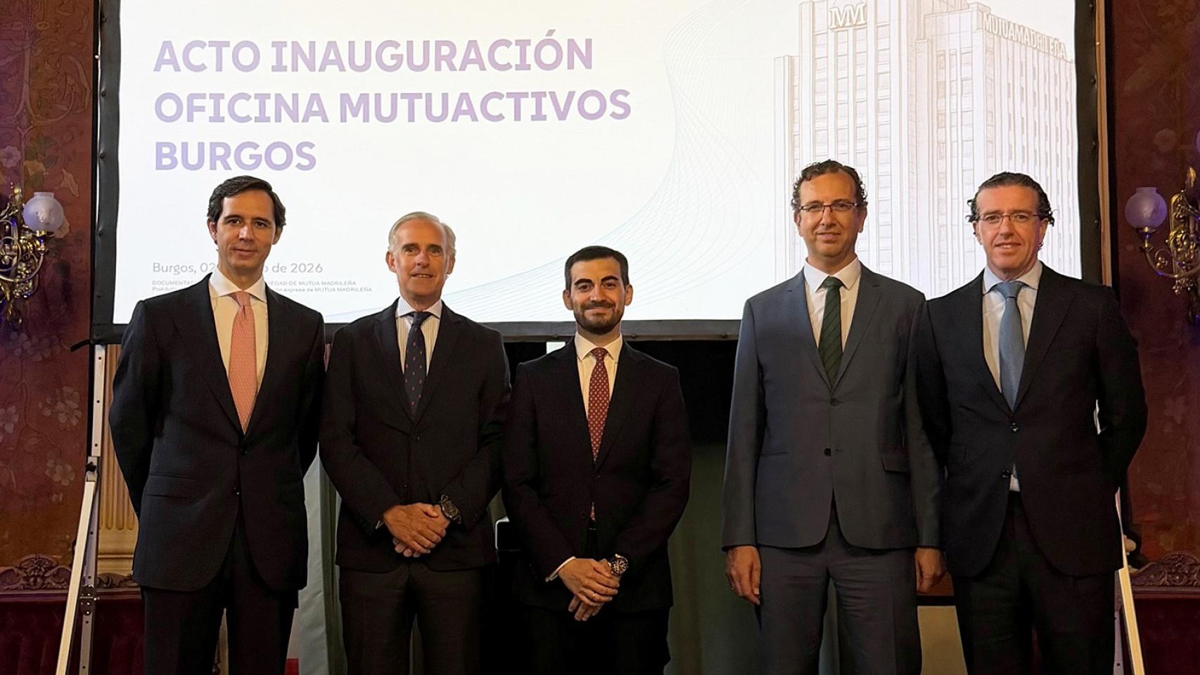 Acto inaugural de la primera oficina de Mutuactivos en la ciudad de Burgos