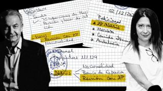 Las anotaciones sobre Zapatero y Nervis Villalobos en la agenda de Leire Díez.