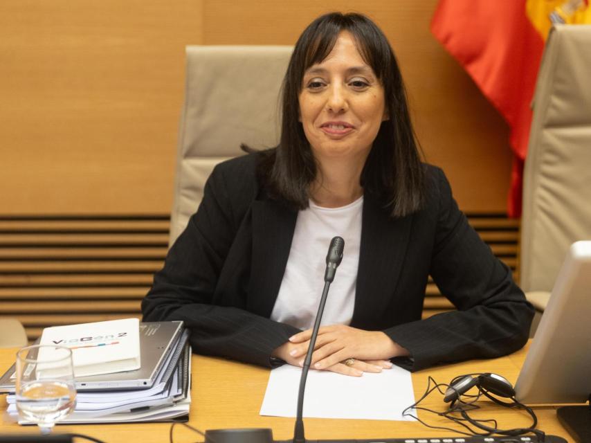 La directora general de la Guardia Civil, Mercedes González, comparece ante la Comisión de Interior el 10 de marzo de 2025, en Madrid.