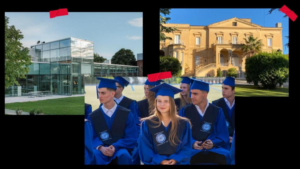 Fotos de tres de los 10 colegios.