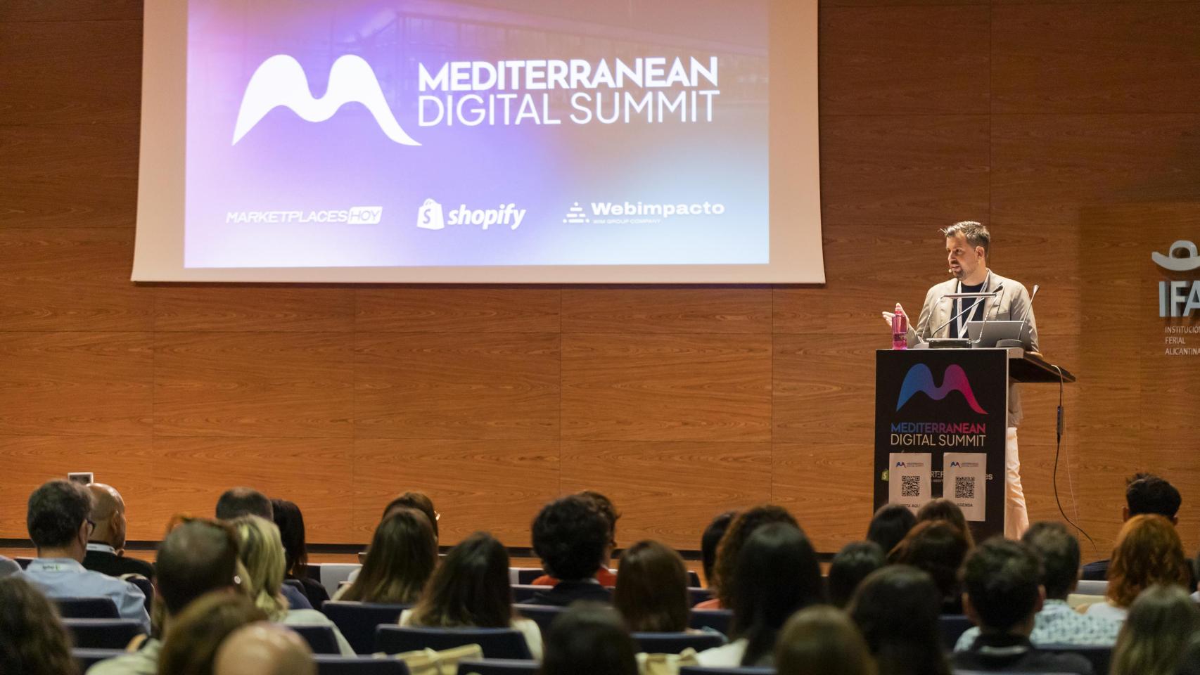 Mediterranean Digital Summit, evento anual organizado por Webimpacto en colaboración con Shopify y MarketplacesHoy.