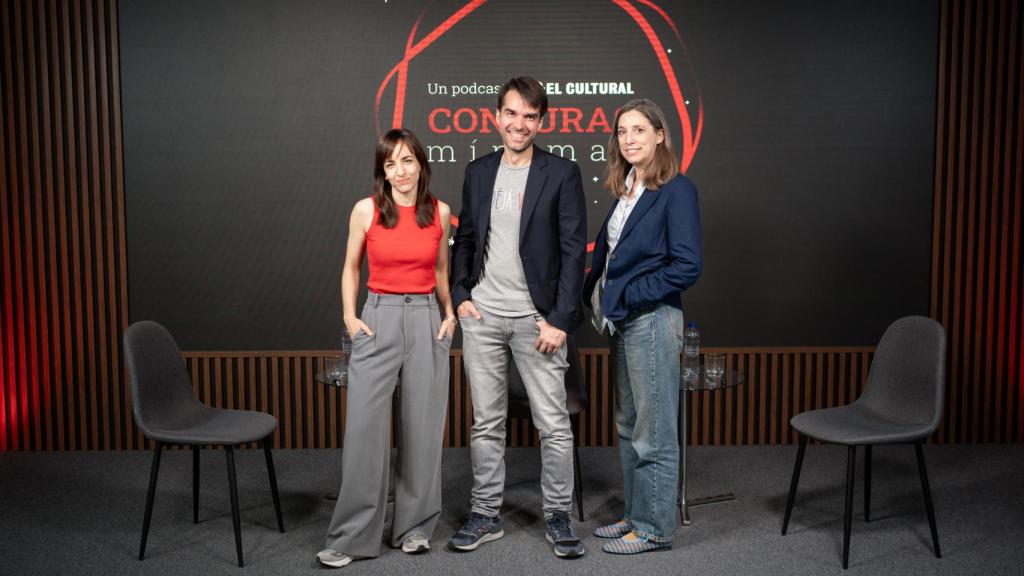 Marta Jiménez Serrano, Alberto Ojeda y Llucia Ramis. Foto: Sara Fernández