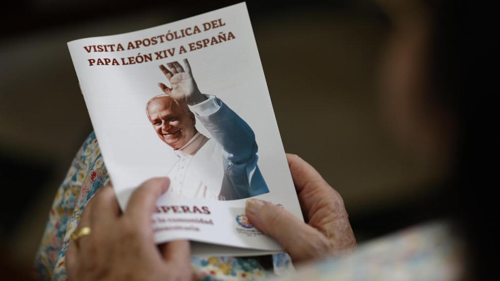 Folleto de la visita del Papa a España.