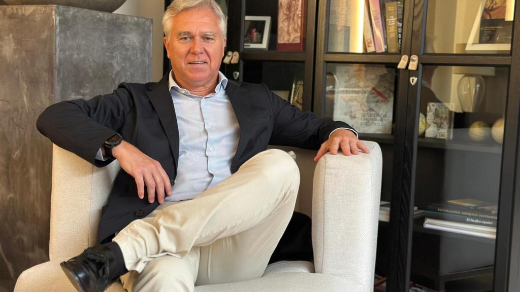 Jorge de Castellví en el hotel.