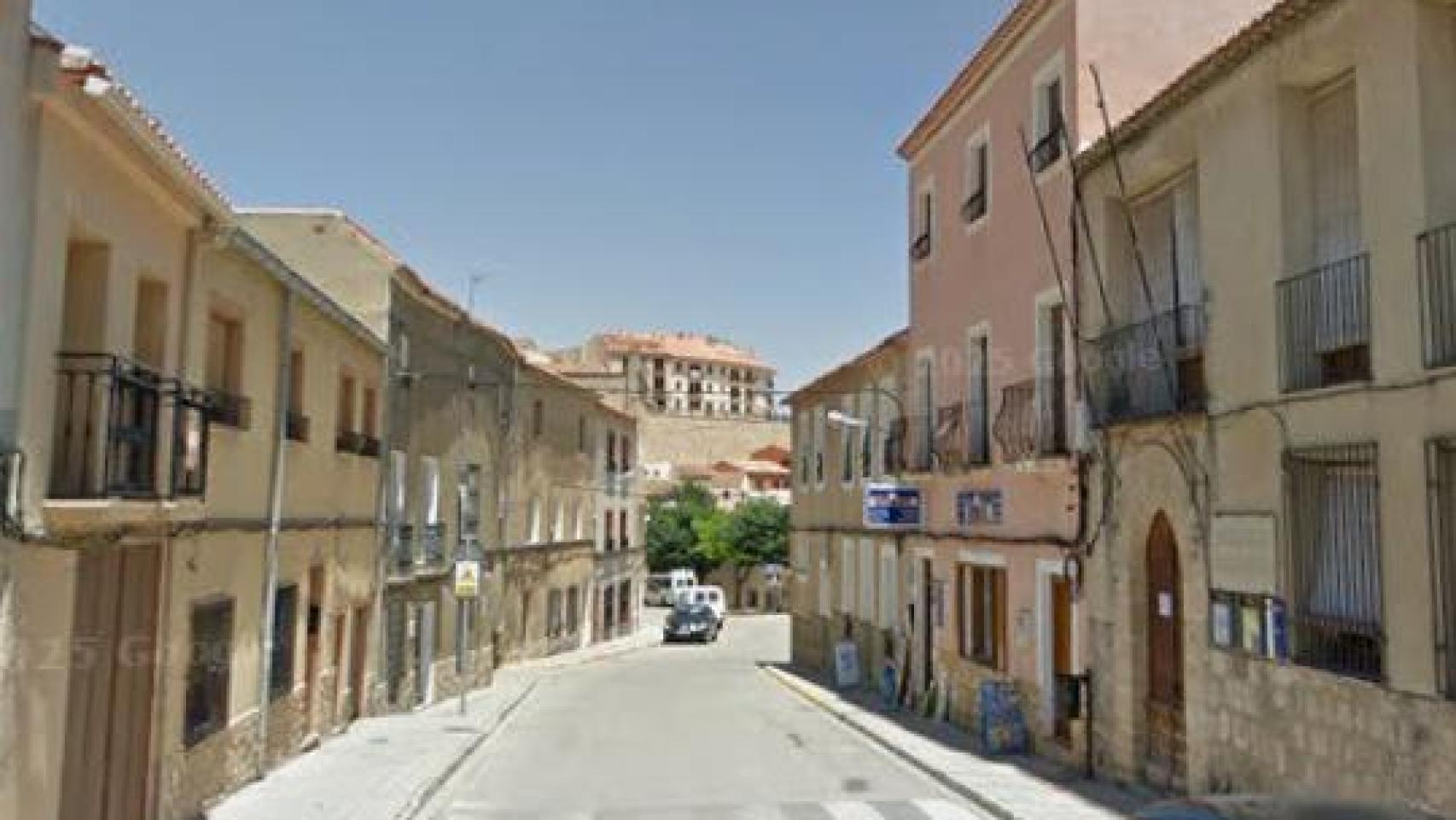 Calle Arenal de Chinchilla de Monte-Aragón.
