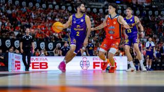 Caio Pacheco en el partido Basquet Coruña-Palencia Basket