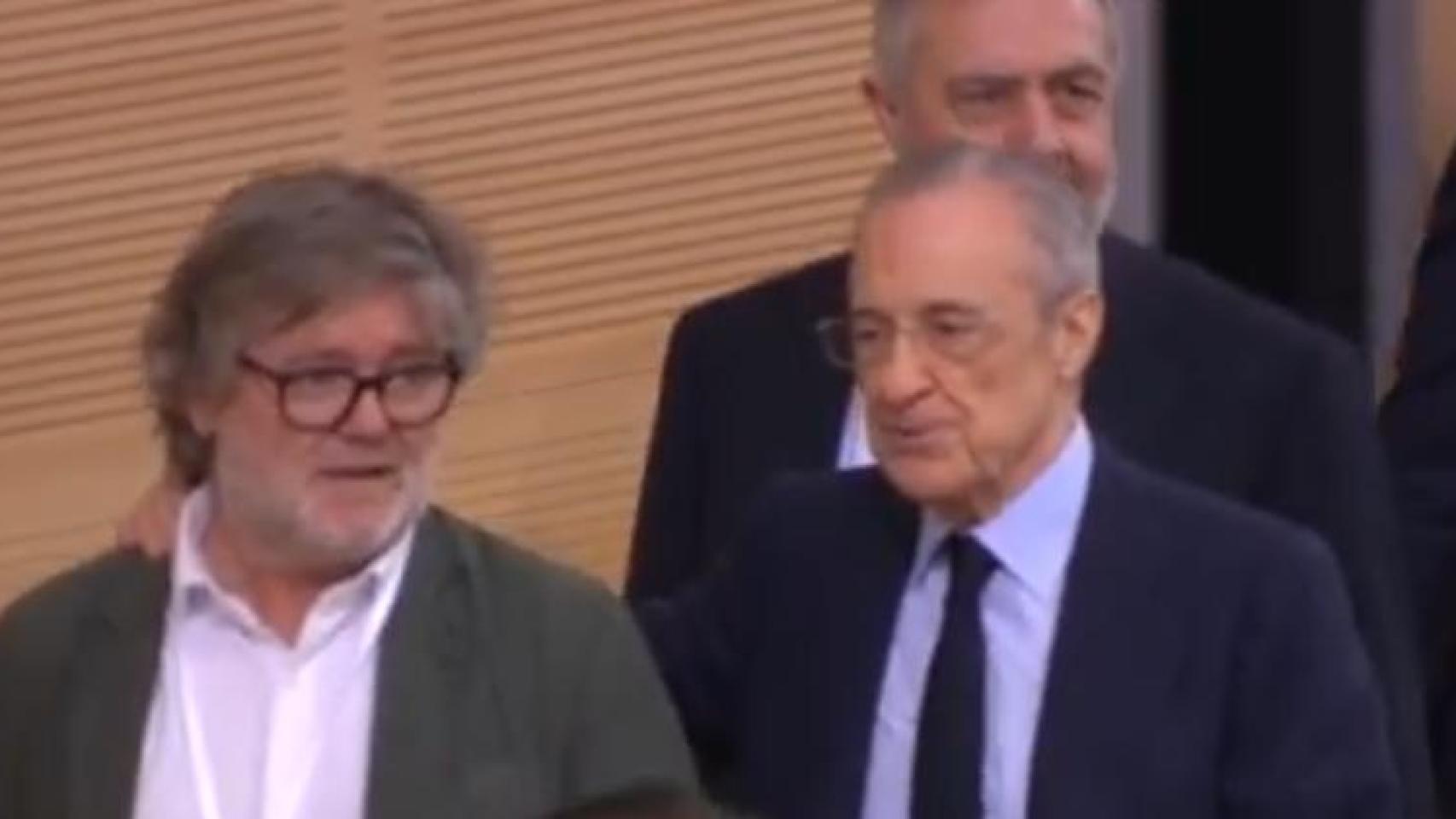 Florentino Pérez acude a votar en las elecciones a la Presidencia y Junta Directiva del Real Madrid.