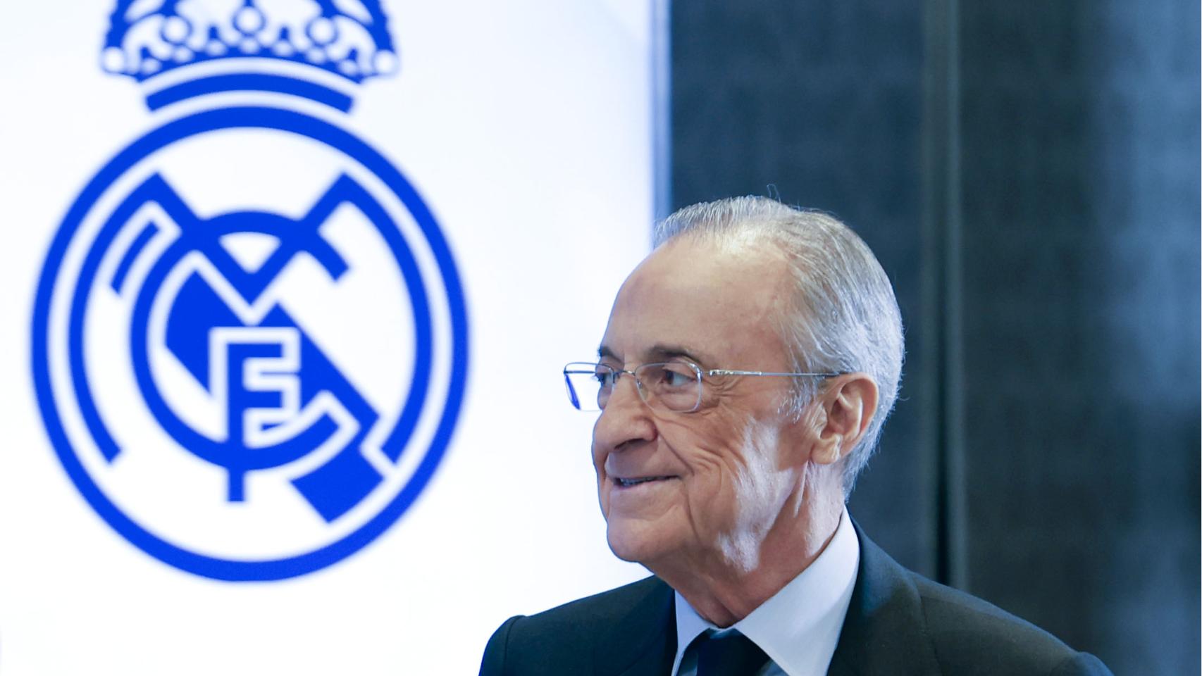 Florentino Pérez, en su acto de cierre de campaña.