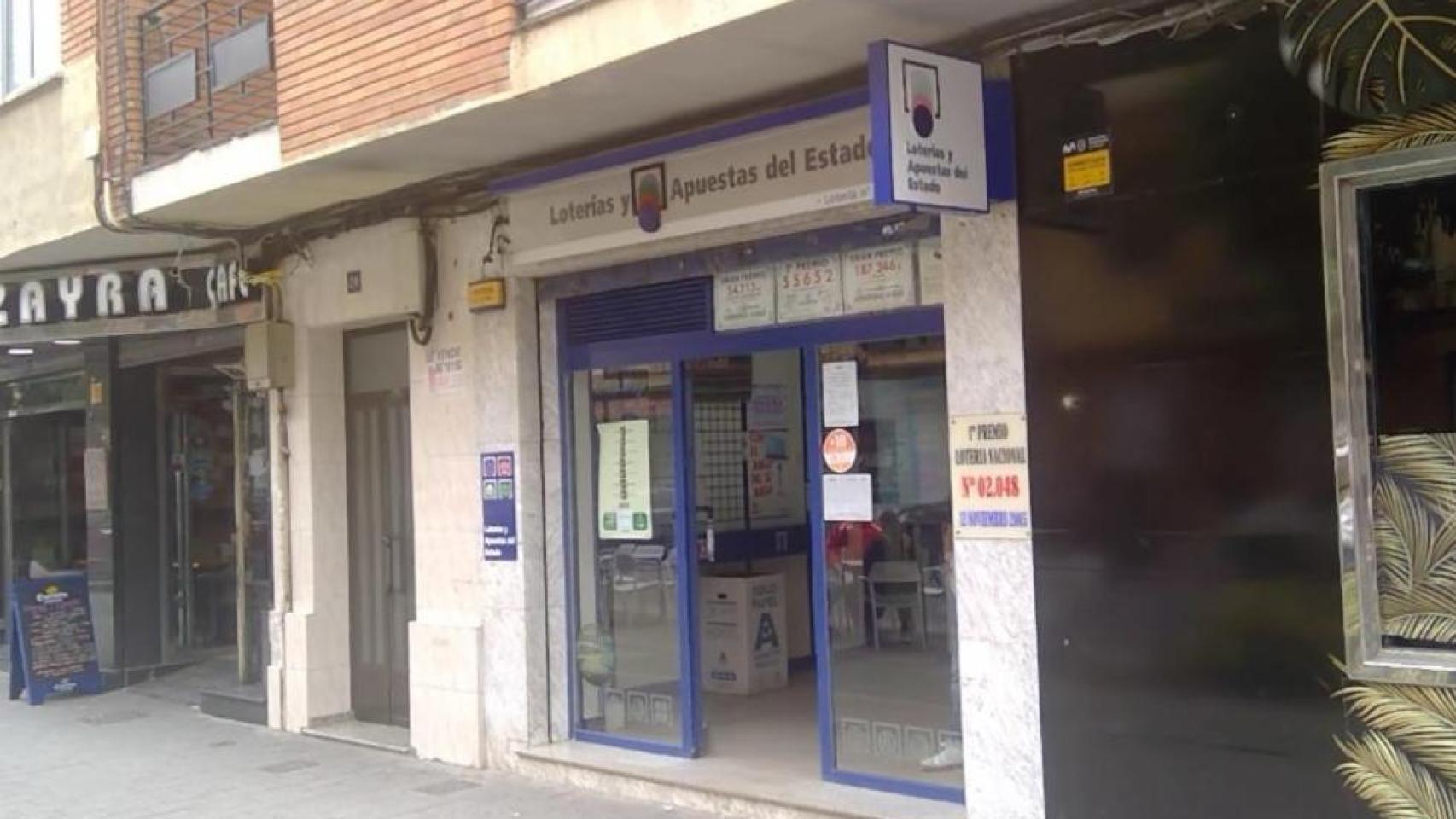 Administración albaceteña donde se ha sellado el boleto ganador.