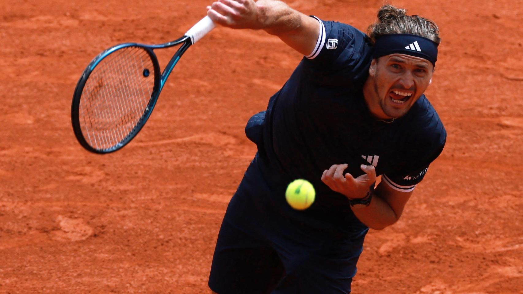 Zverev, en Roland Garros.