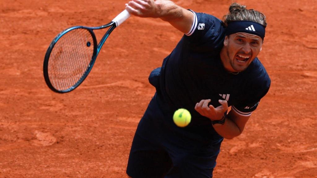 Zverev, en Roland Garros.