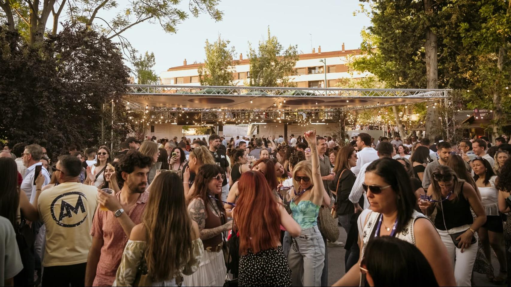 Asistentes a la Feria de la Garnacha, este fin de semana.
