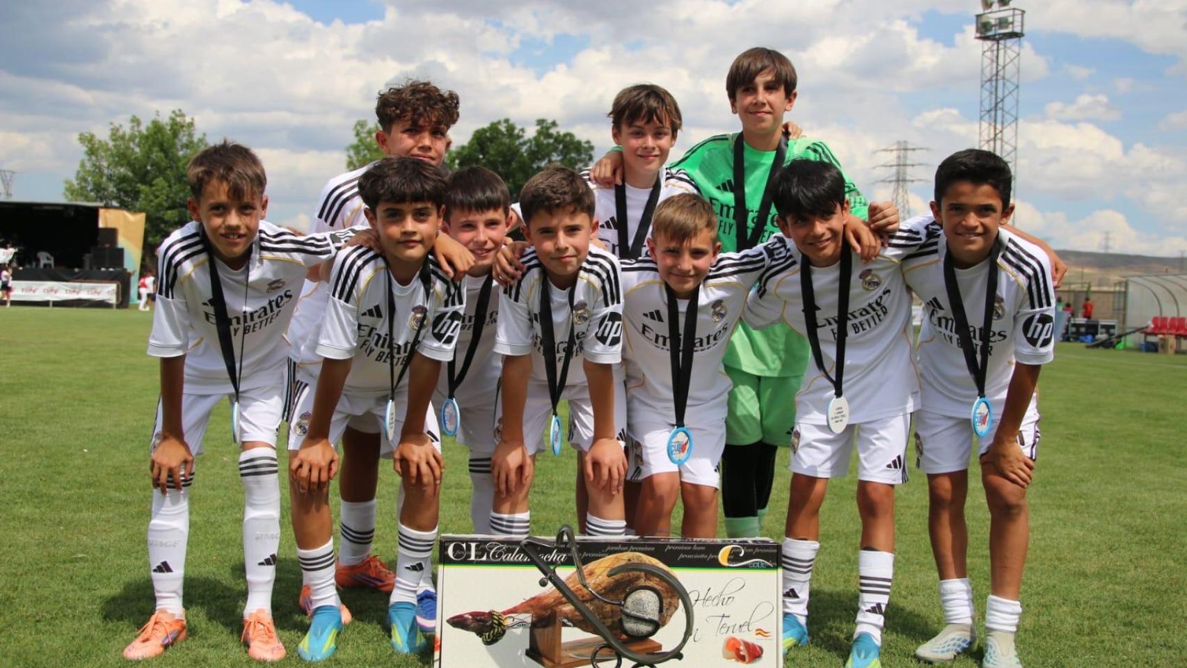 El Real Madrid conquista la Jamón Cup tras golear al Valencia en Calamocha