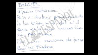 Imagen de una de las libretas intervenidas por la UCO a Leire Díez.