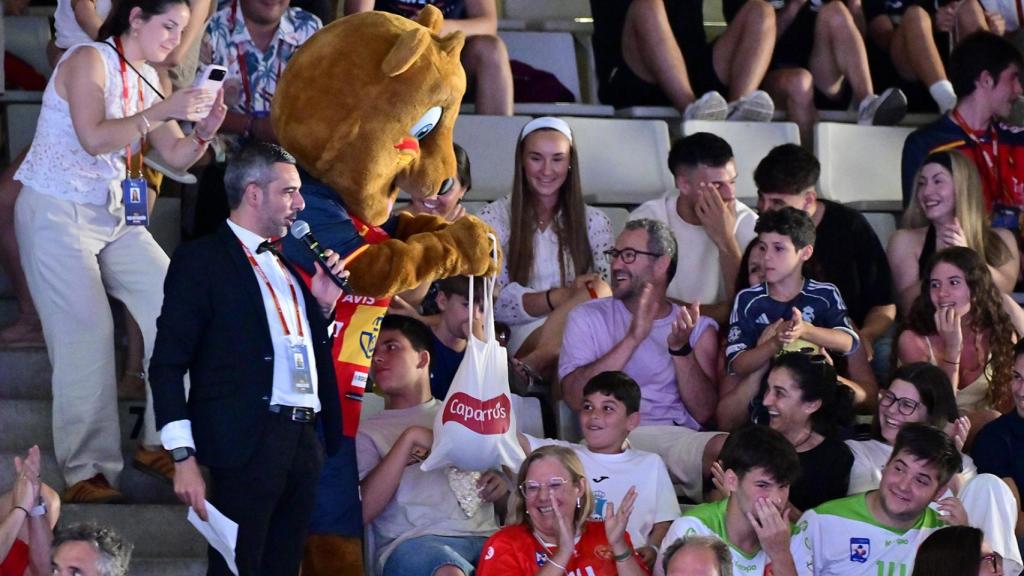 Pablo Barceló en la Copa del Rey de balonmano de Alicante.