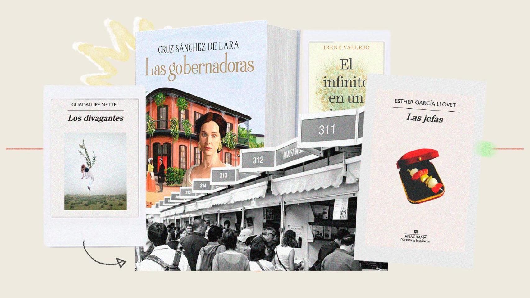 Libros en la Feria del Libro de Madrid.