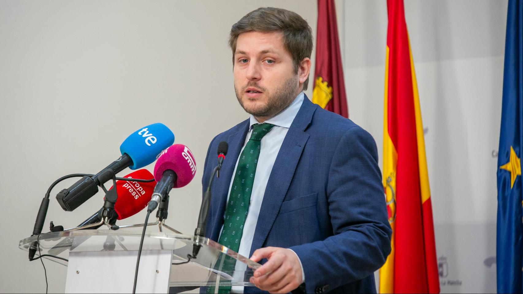 Nacho Hernando es el consejero de Fomento de Castilla-La Mancha.
