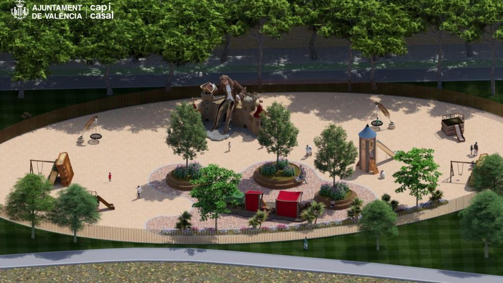 Nuevo parque de Gulliver de Valencia. EE