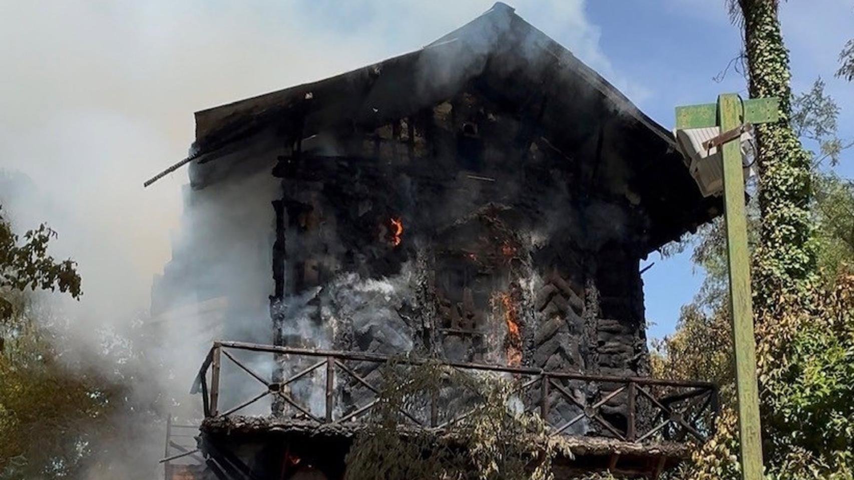 Incendio de la Casa del Corcho en Toledo