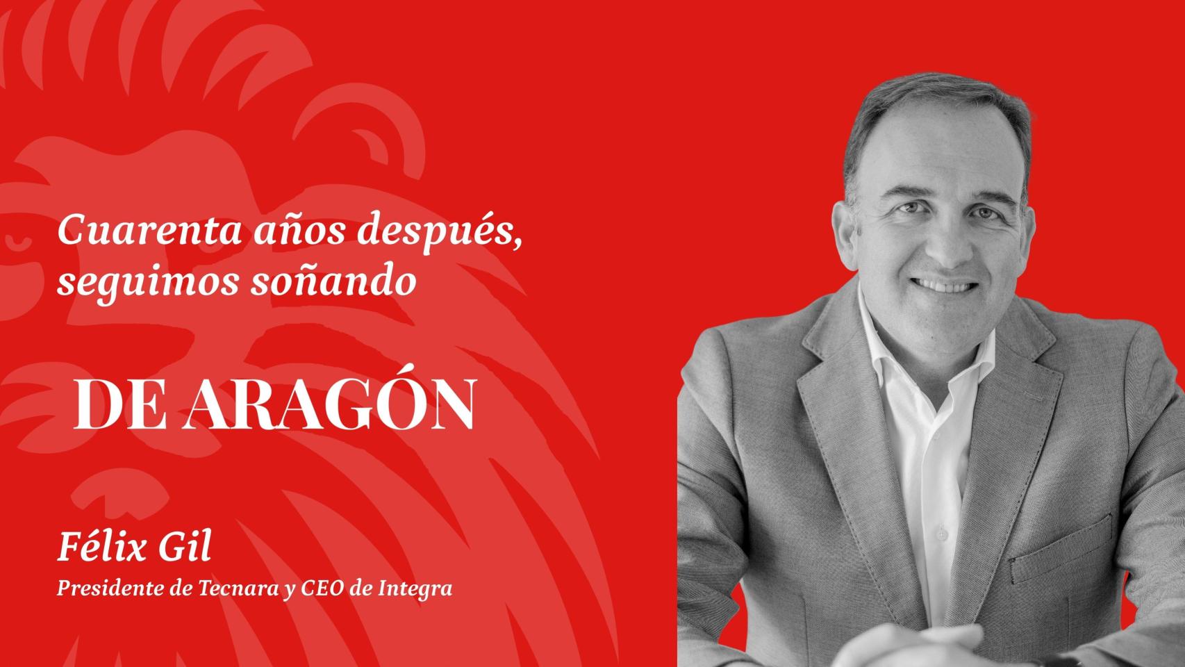 Félix Gil, presidente del clúster de empresas de tecnología de Aragón (Tecnara) y CEO de Integra Tecnología