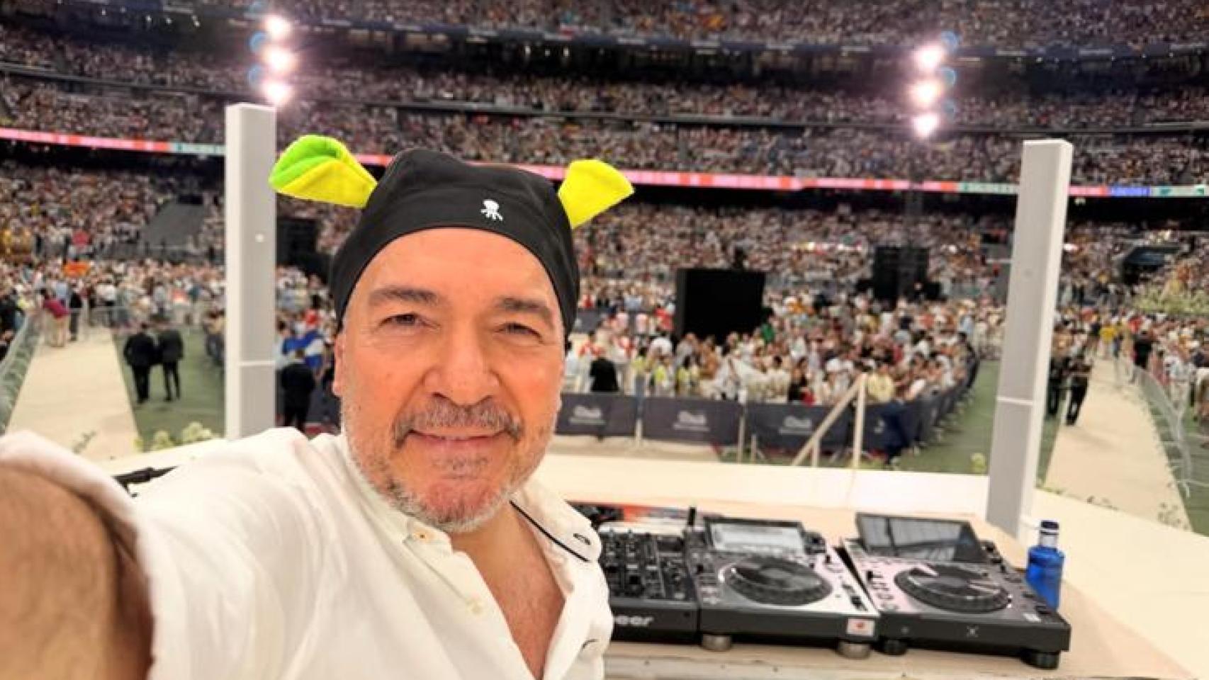Dj Pulpo en el Bernabeu