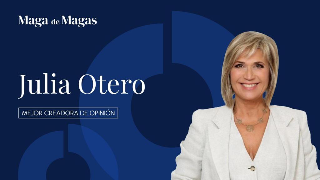 Julia Otero, premio Maga de Magas a la mejor creadora de opinión. 