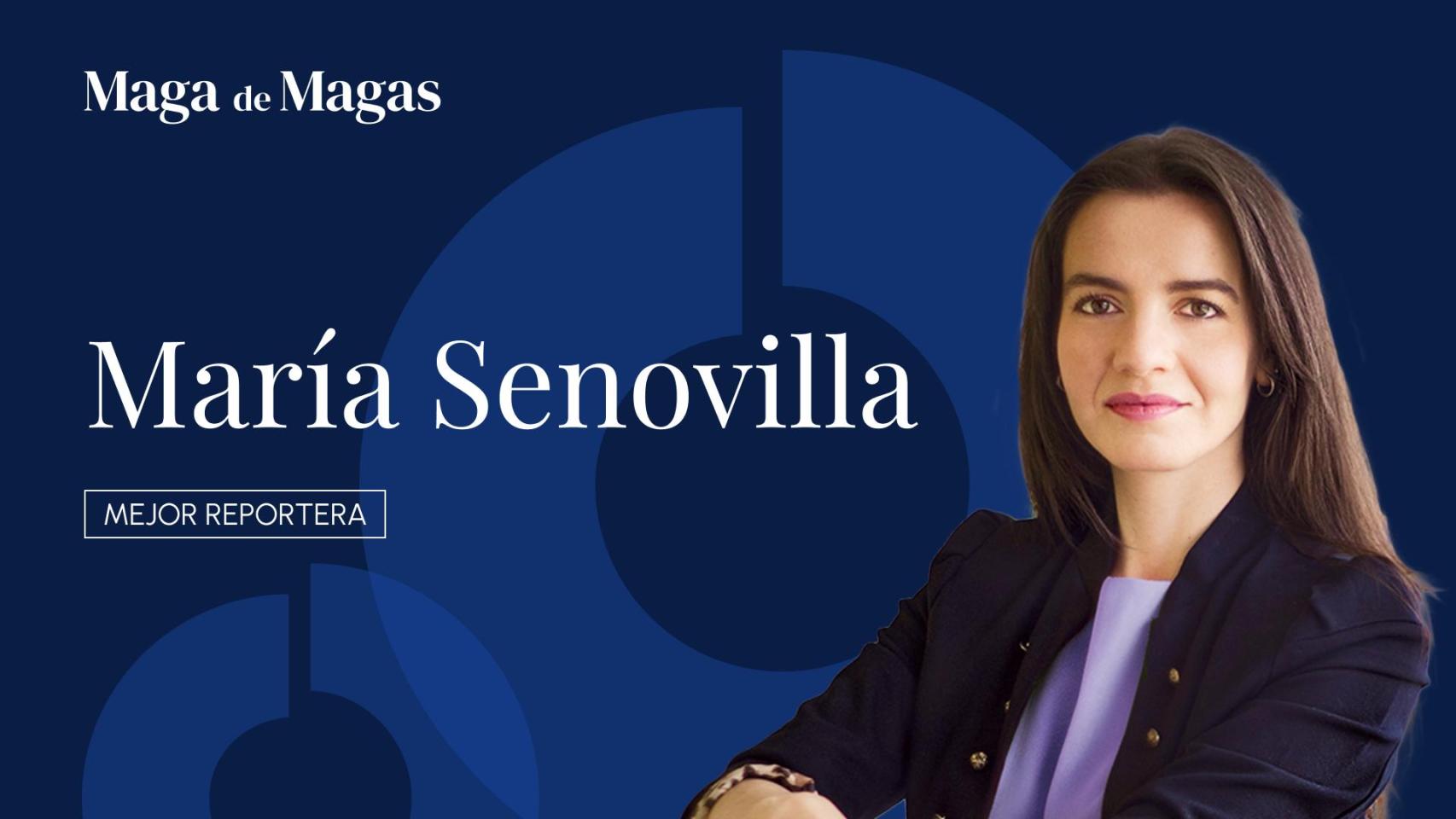 María Senovilla, premio Maga de Magas a la mejor reportera.