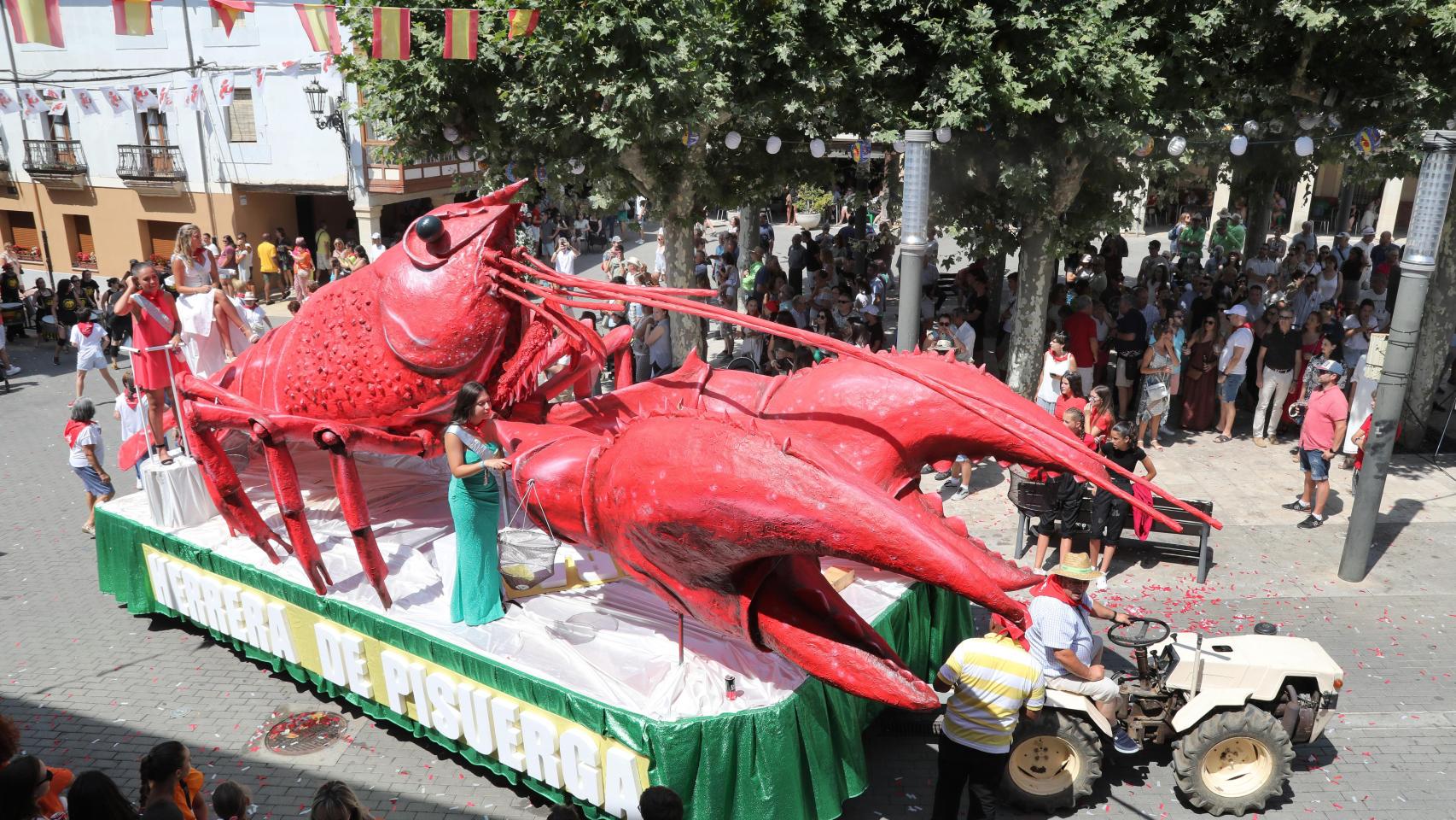 Celebración del Festival Nacional de Exaltación del Cangrejo de Río en Herrera de Pisuerga 