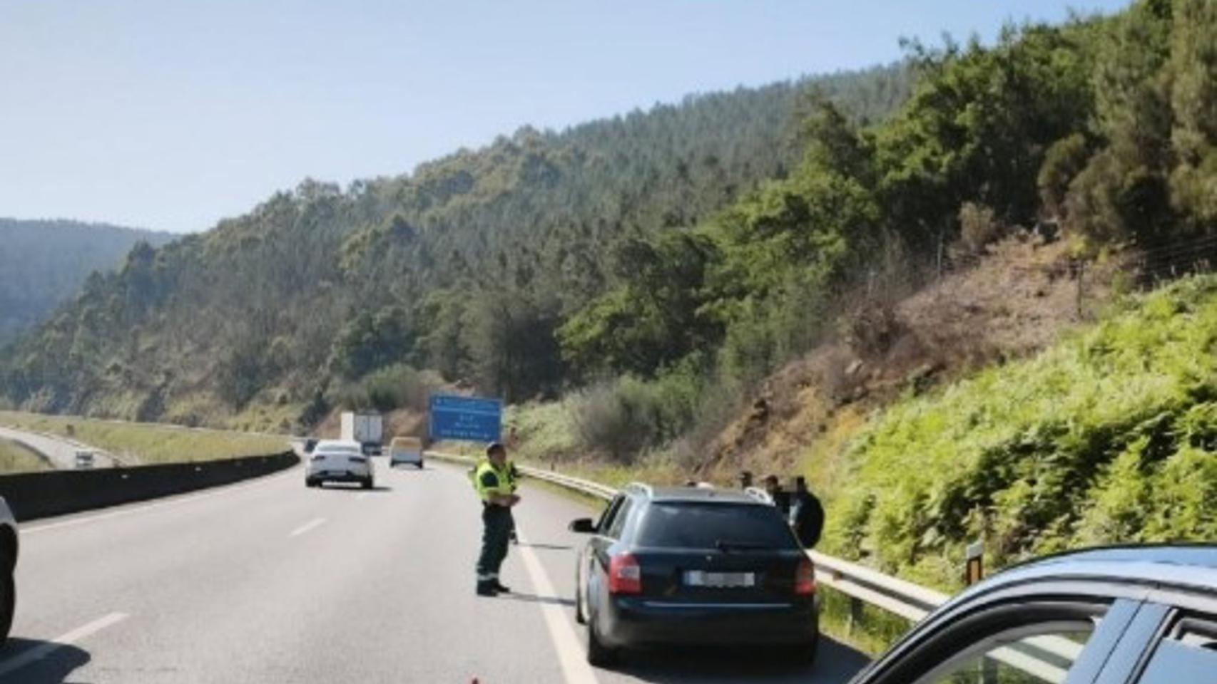 Imagen del vehículo interceptado