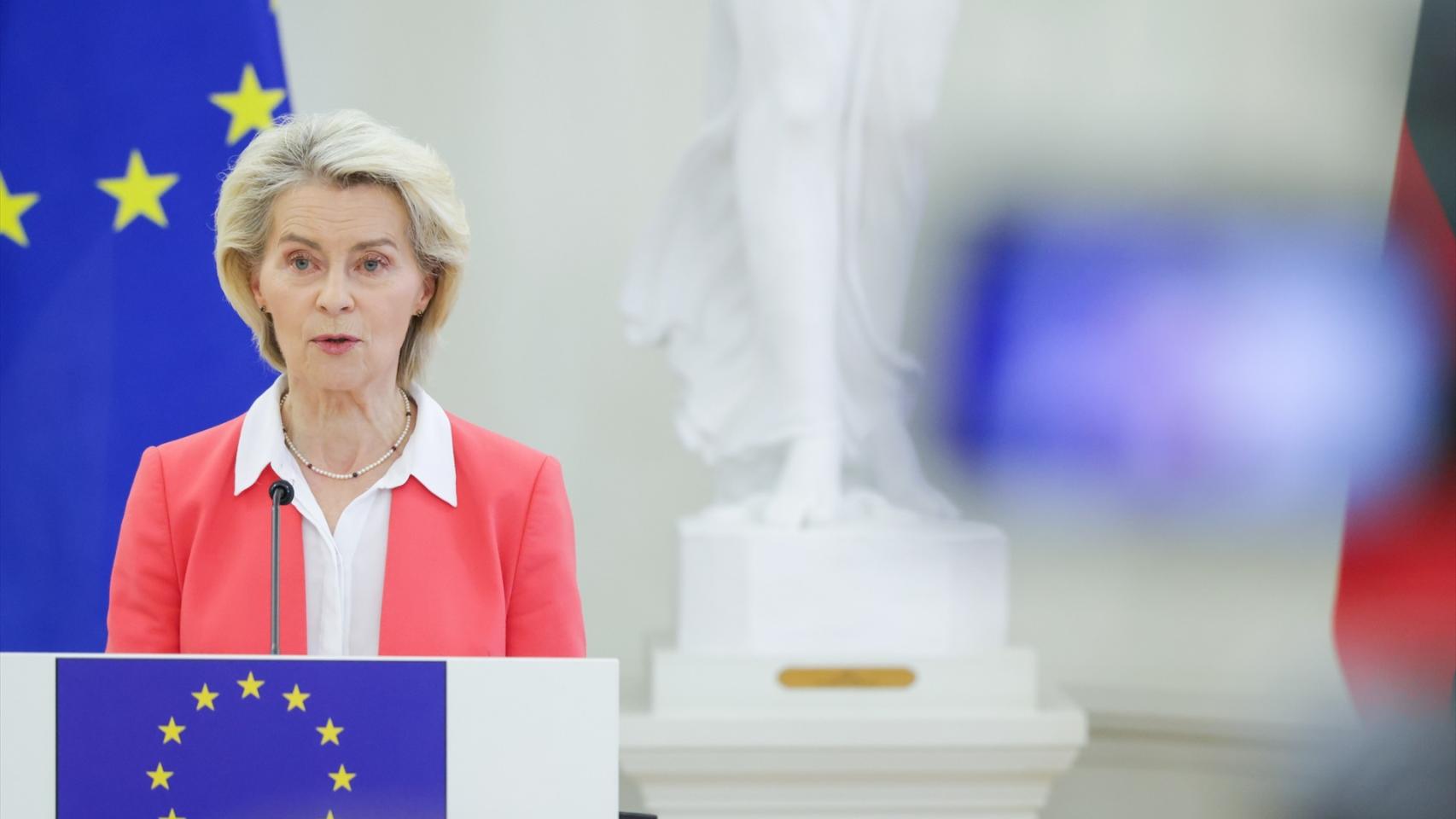 La Presidenta de la Comisión Europea, Ursula Von der Leyen.