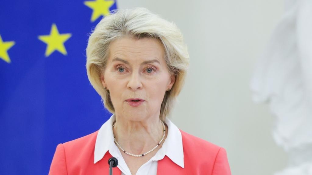 La Presidenta de la Comisión Europea, Ursula Von der Leyen.