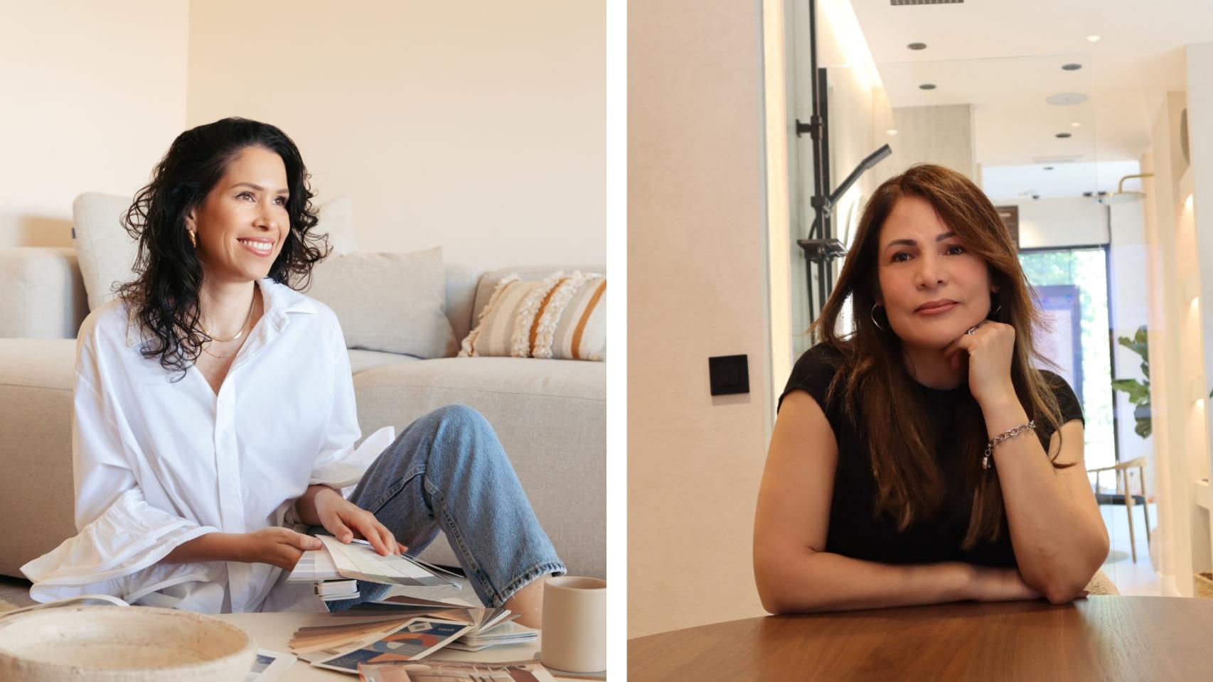 Raffaella Castillo y Rosa Anderico dirigen las Concept Store de Aqui tu Reforma de Ortega y Gasset y del Paseo de la Castella en Madrid.