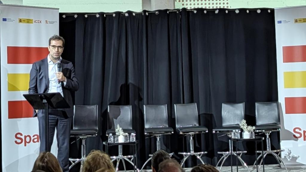 El Ministro Carlos Cuerpo durante su encuentro en Silicon Valley.