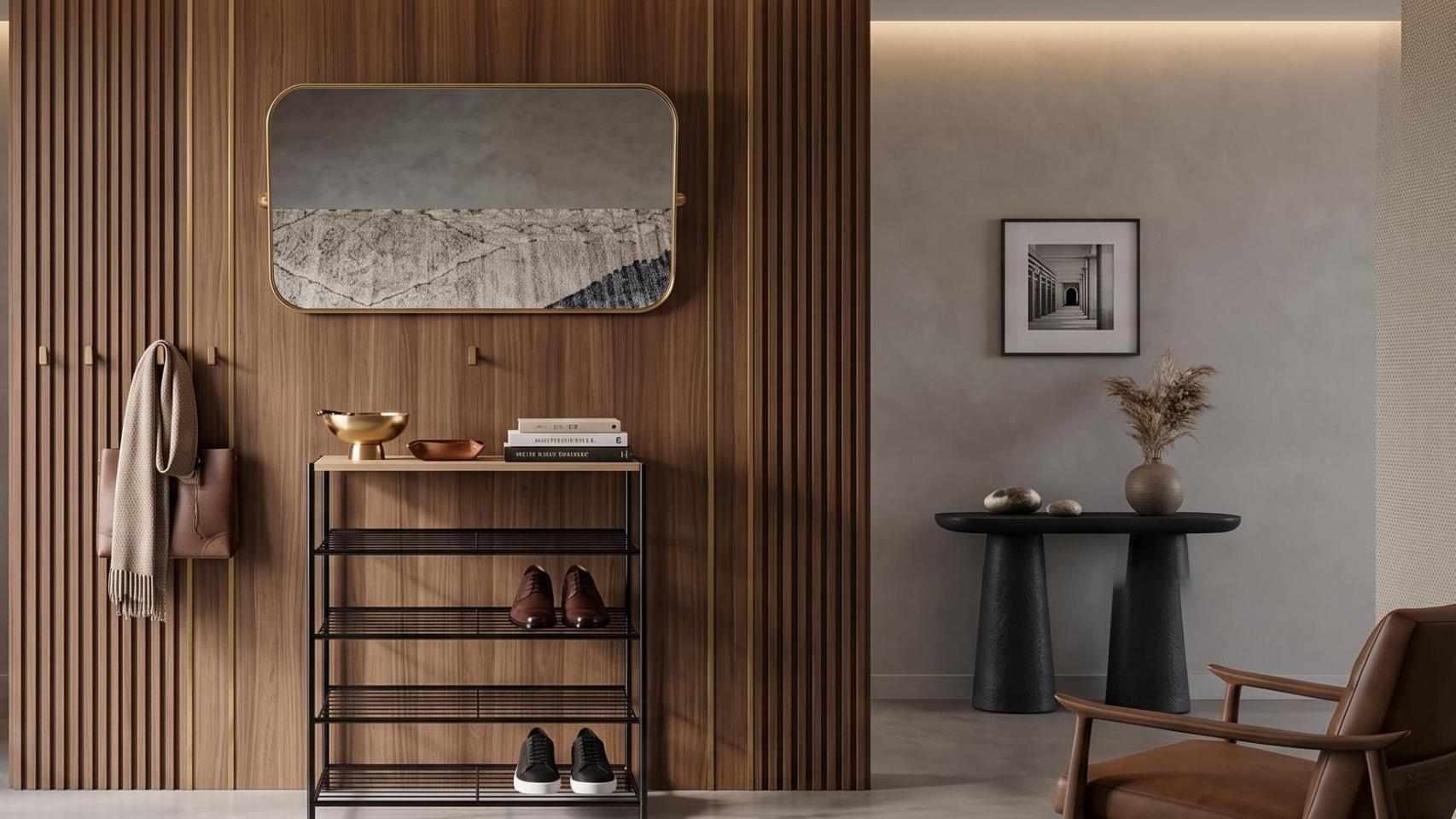 Imagen de un recibidor con el mueble. 
