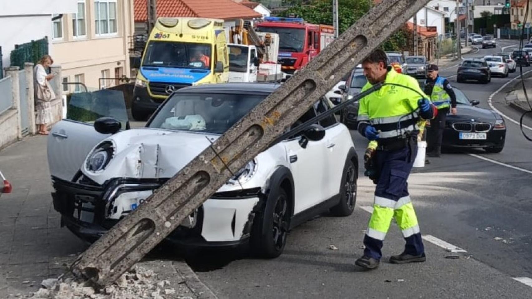 Imagen del accidente.