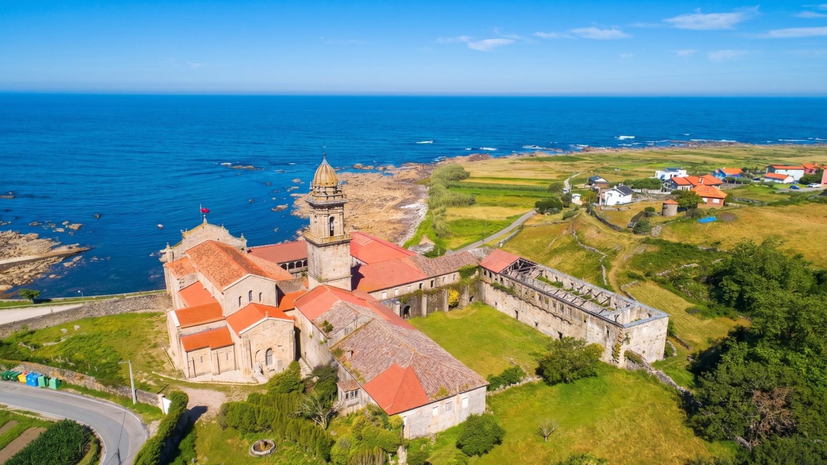 El Monasterio de Oia desde las alturas