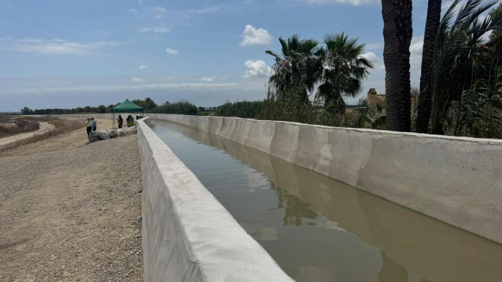 Las obras del canal presentadas este martes en Elche.