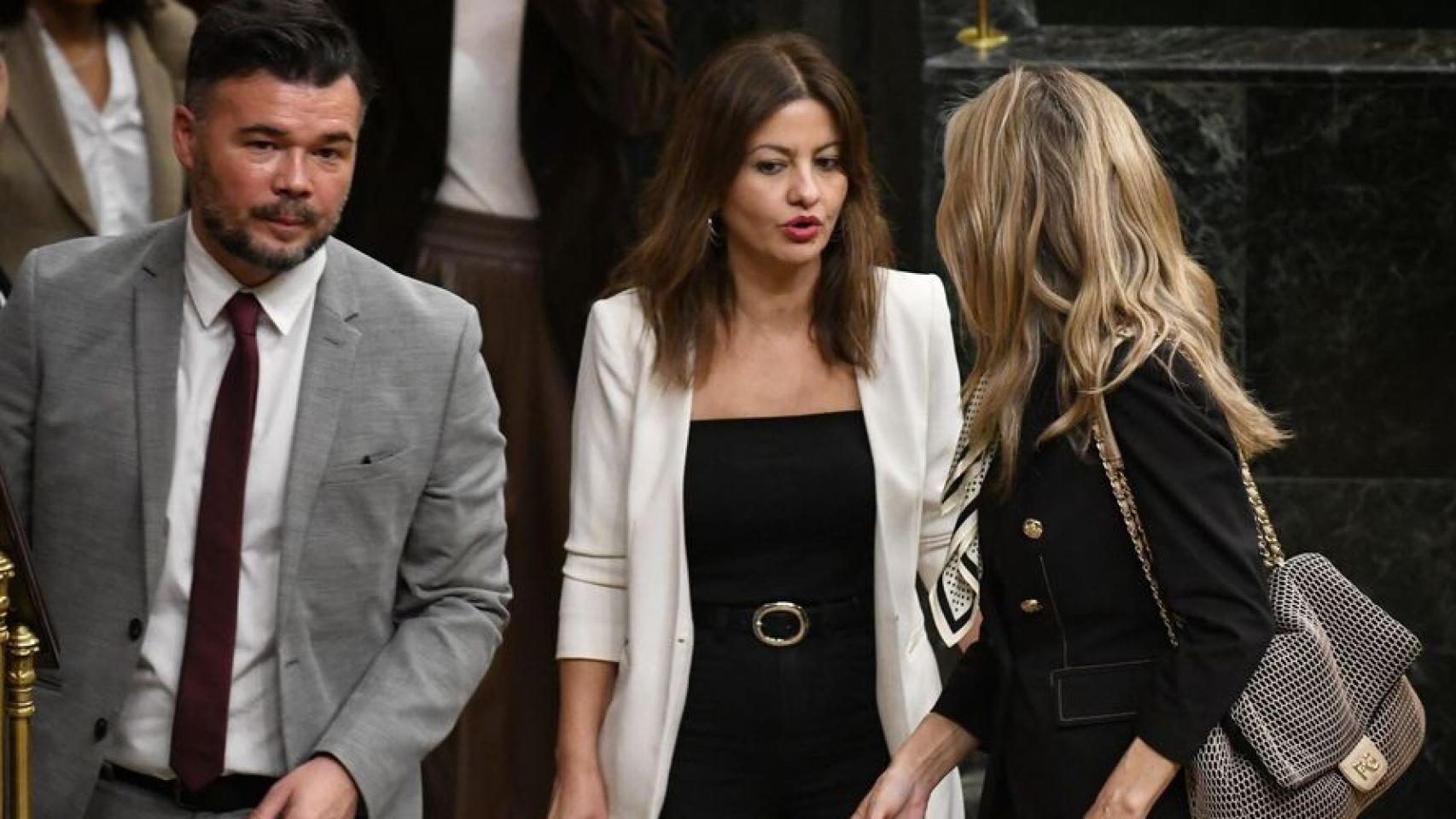 Gabriel Rufián adelanta en el Congreso a Sira Rego (IU) y Yolanda Díaz (Sumar)