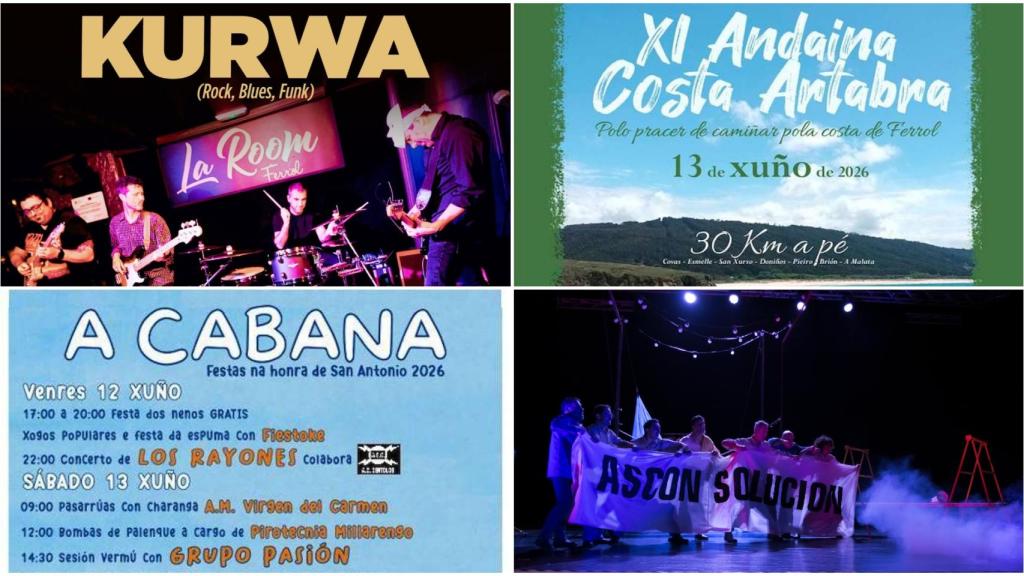 ¿Qué hacer en Ferrol este fin de semana? Teatro, magia, música, deporte y mucho más