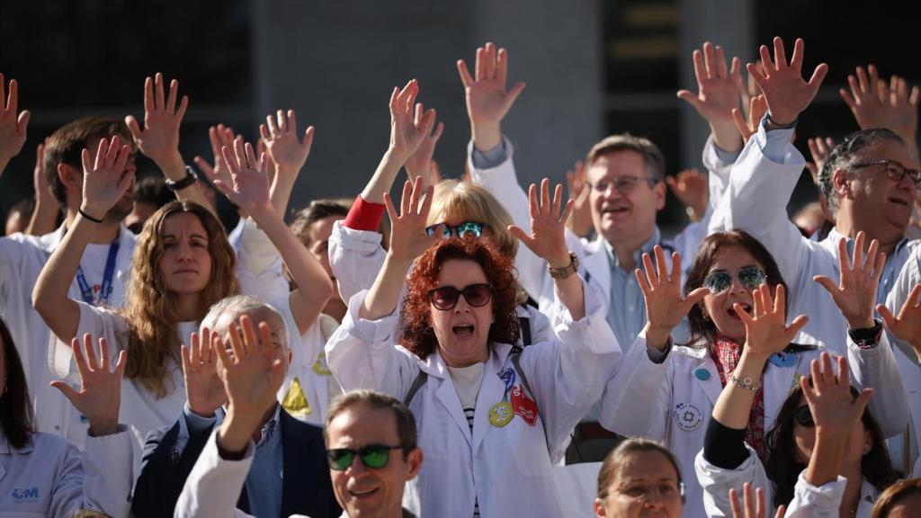 Huelga médica del pasado mes de mayo. 
