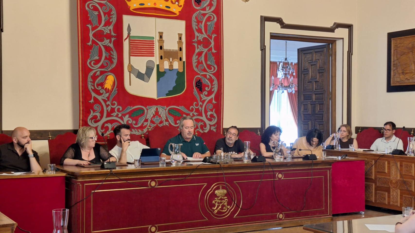 Imagen recurso de la última sesión plenaria en el Ayuntamiento de Zamora.