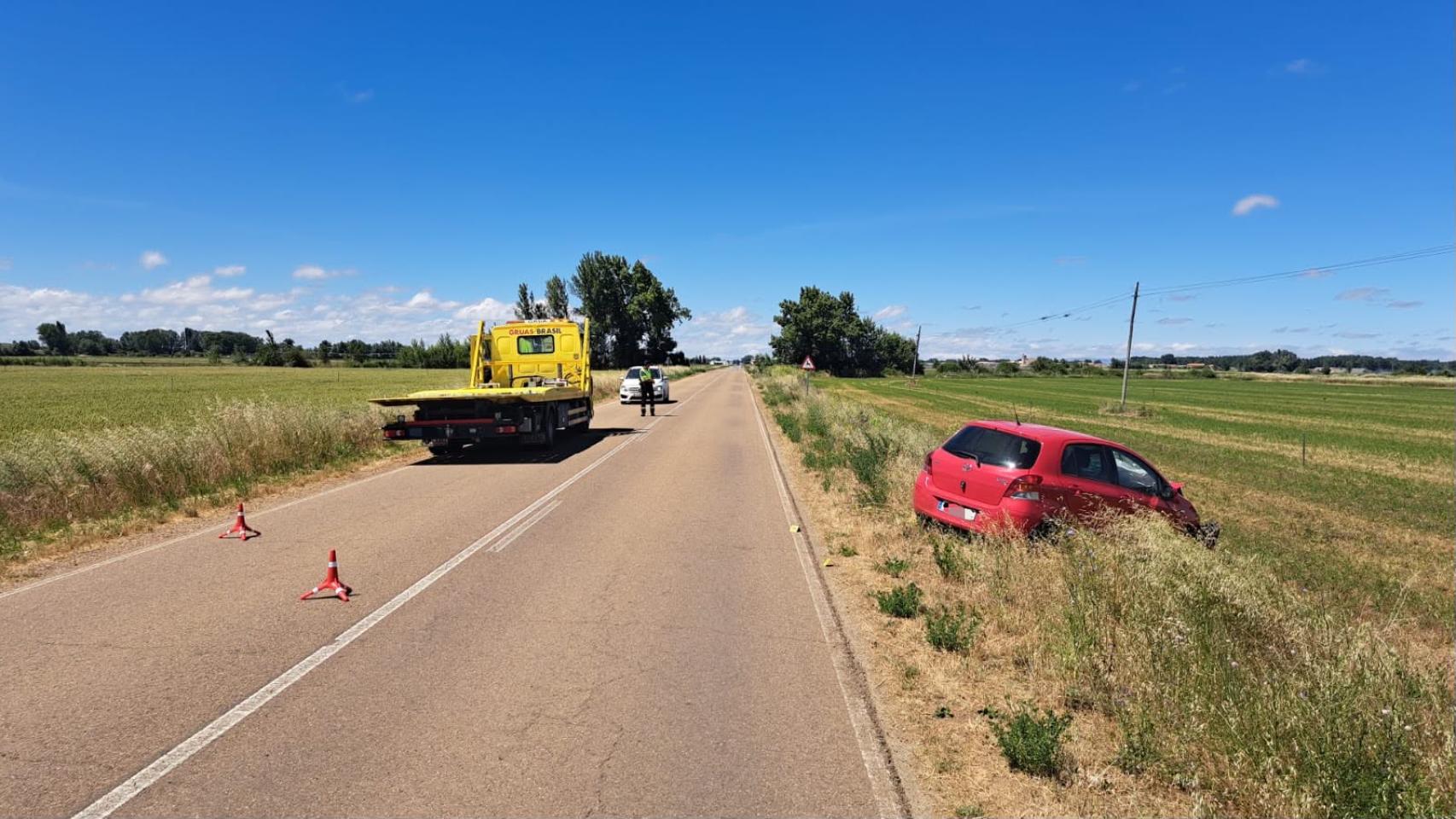 Imagen de otro accidente mortal en la provincia de Palencia.