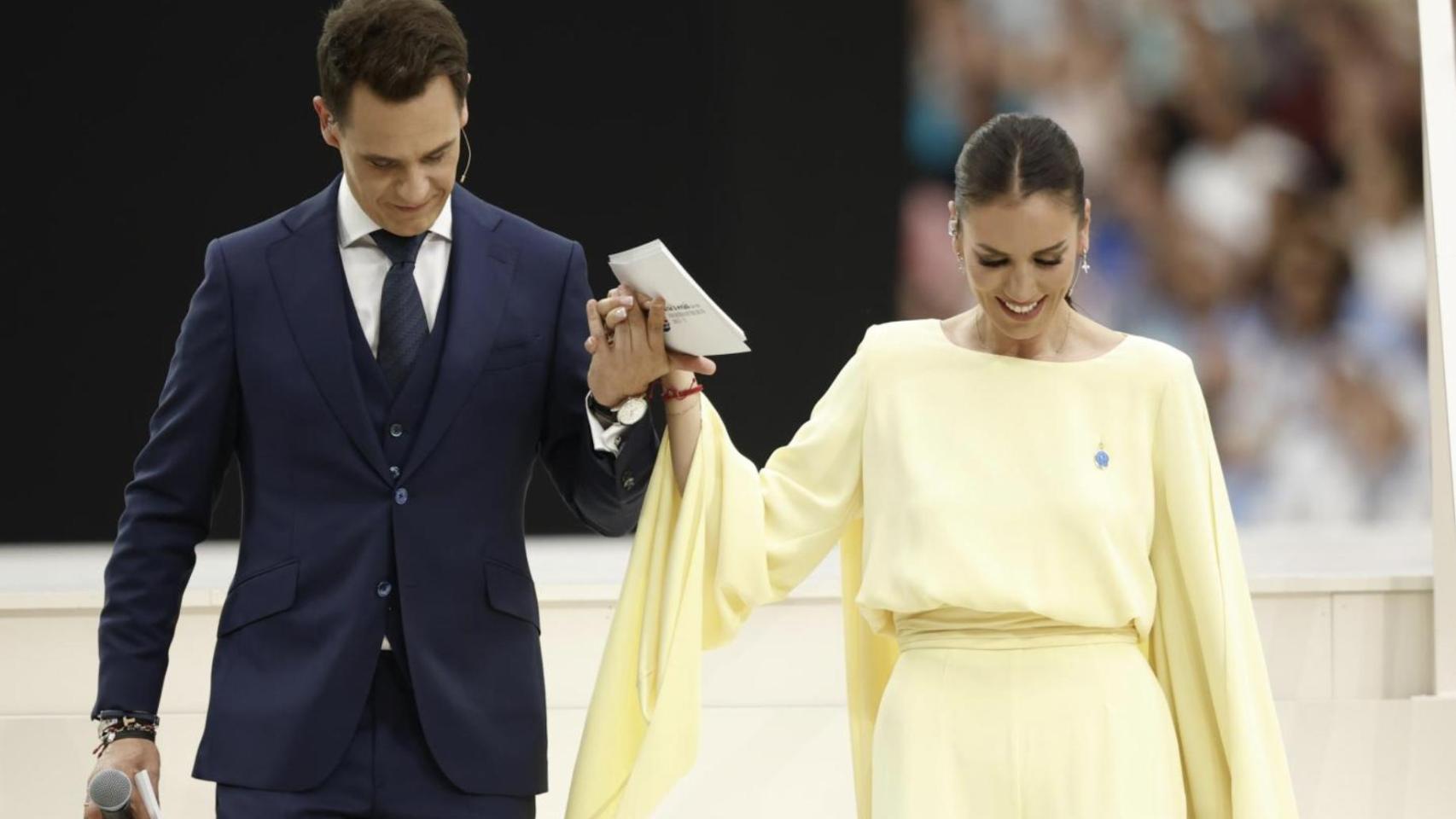 Patricia Pardo y Christian Gálvez.