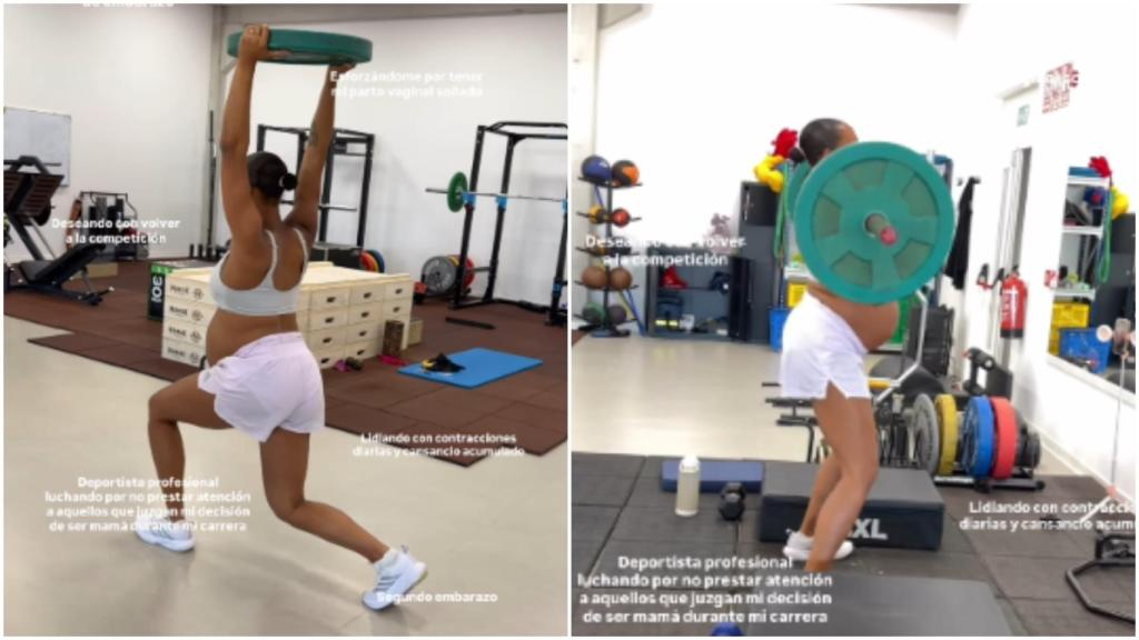Entrenamiento de fuerza de Ana Peleteiro