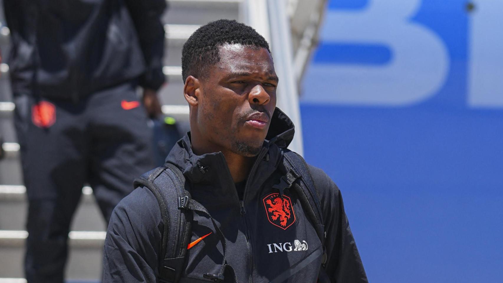 Denzel Drumfies, en la expedición de la selección de Países Bajos.