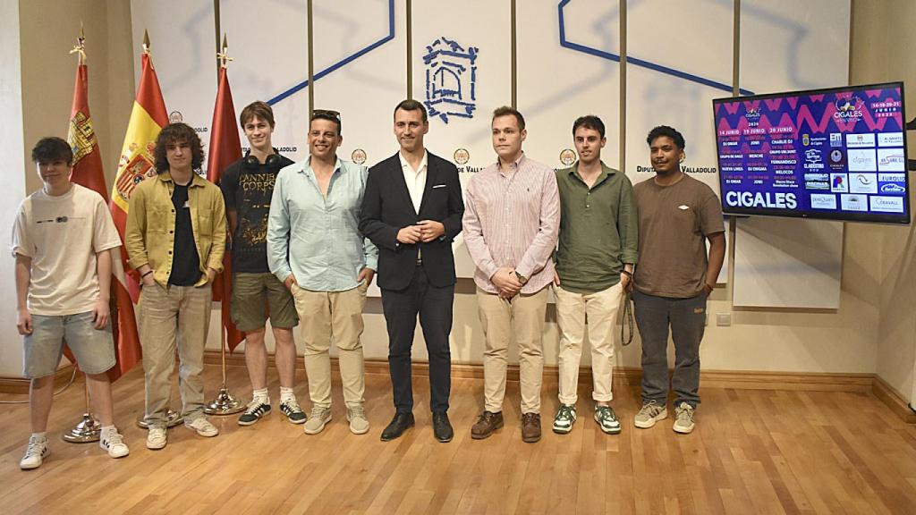 Presentación del festival Cigales en Vino en el Palacio de Pimentel de la Diputación de Valladolid
