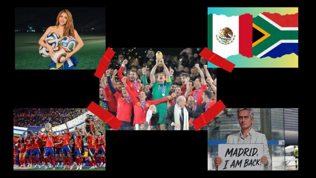 Montaje comparaciones Mundial 2026 y 2010. 