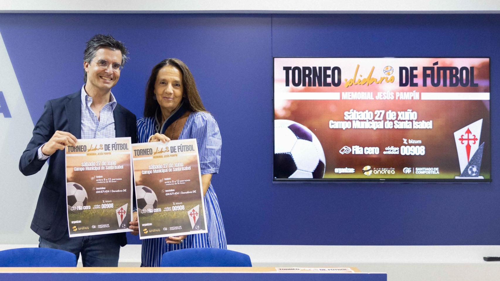 Nace en Santiago el Torneo de fútbol Memorial Jesús Pampín en beneficio de la Fundación Andrea