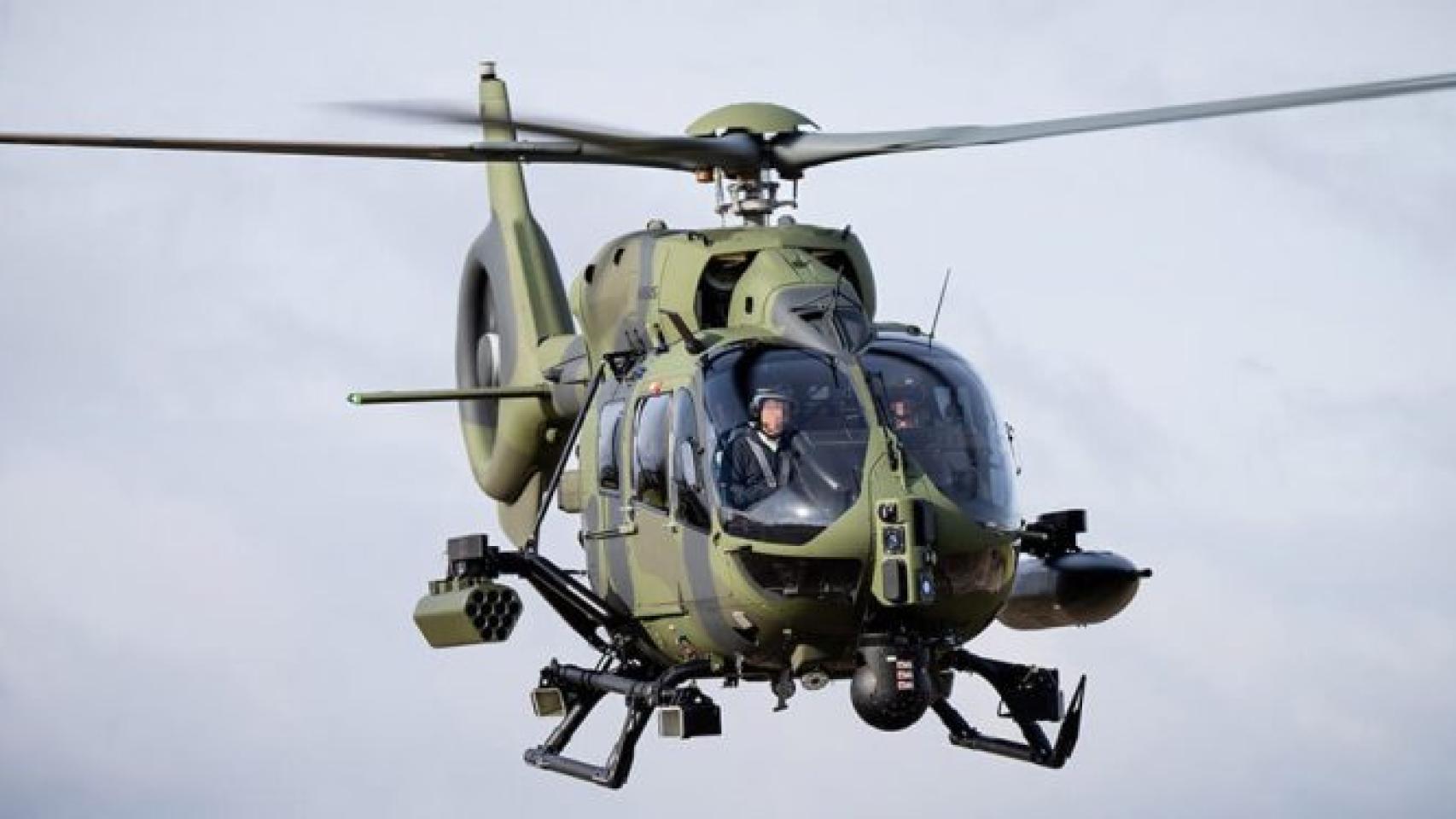 Helicóptero militar H145 de Airbus.